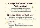 Silvestermenü am 31. Dezember 2025