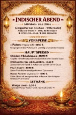 Indischer Abend am 28. Februar 2026