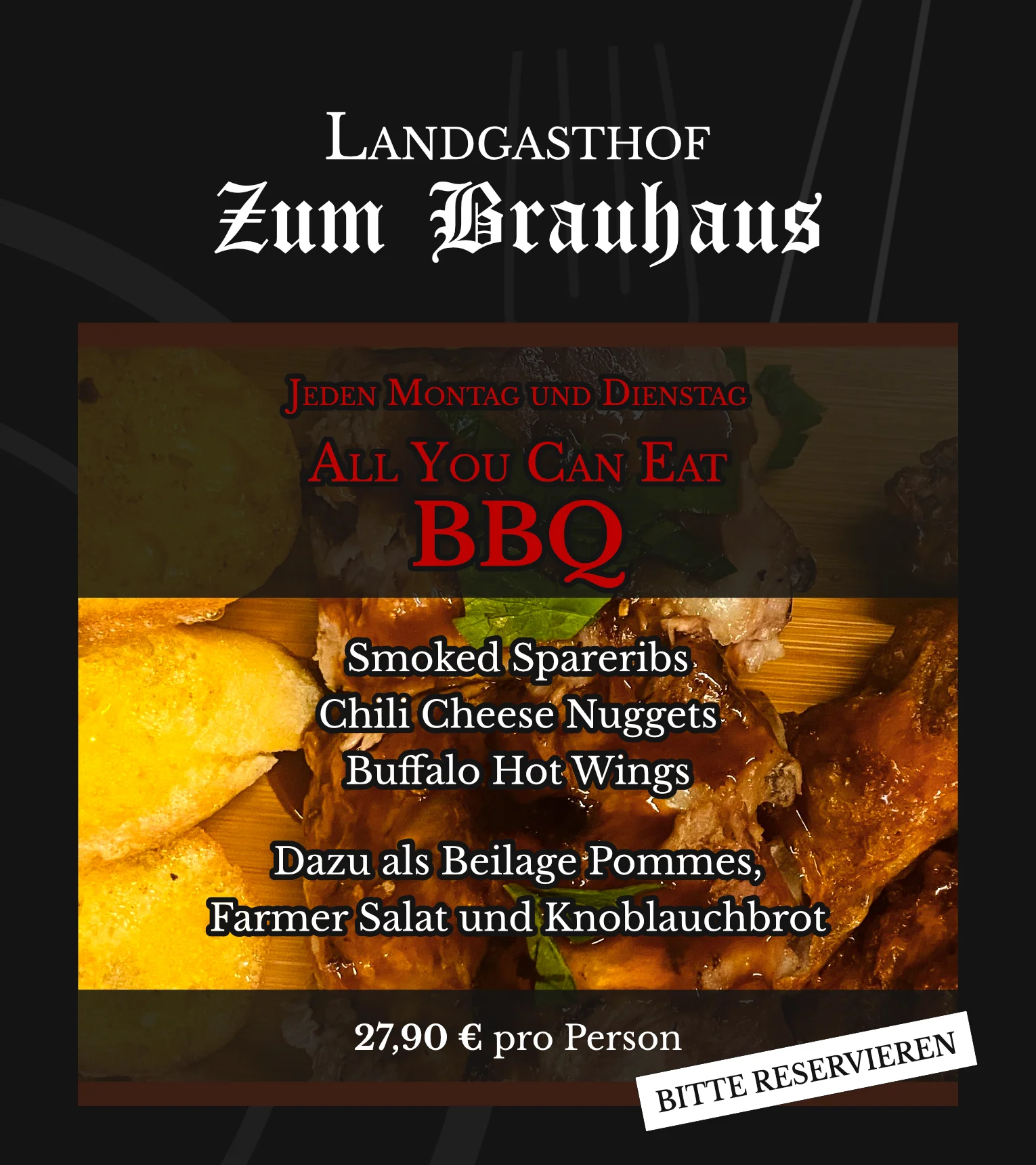 BBQ All You Can Eat-Angebot