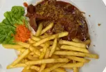 Currywurst im Landgasthof zum Brauhaus
