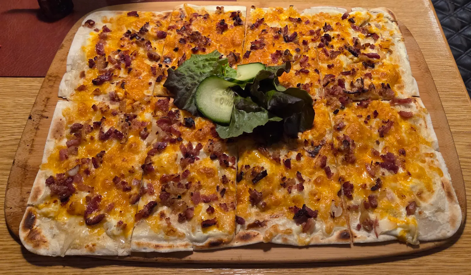 Der Klassiker - Flammkuchen im Landgasthof zum Brauhaus